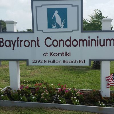 Bayfront Kontiki Sign